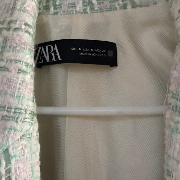 Zara tweeted set - weave jacket and shorts - Picture 4 of 6